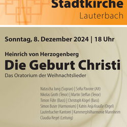 Plakat Die Geburt Christi
